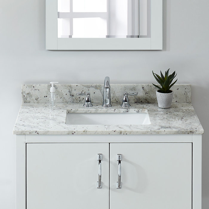 Tile & Top Granite 31" Single Bathroom Vanity Top with Sink & Reviews ...
